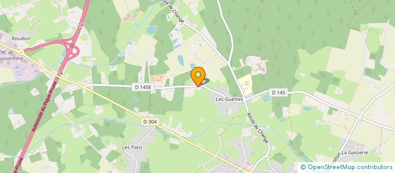 localisation de l'entreprise GESLIN DIDIER  PARIGNE L EVEQUE