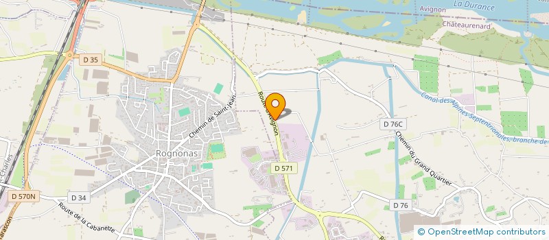 localisation de l'entreprise GESLIN ENTREPRISE  CHATEAURENARD