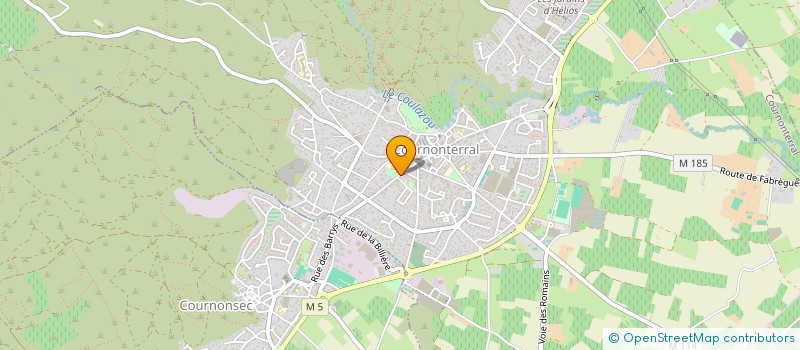 localisation de l'entreprise GESLOG INFORMATIQUE  COURNONTERRAL