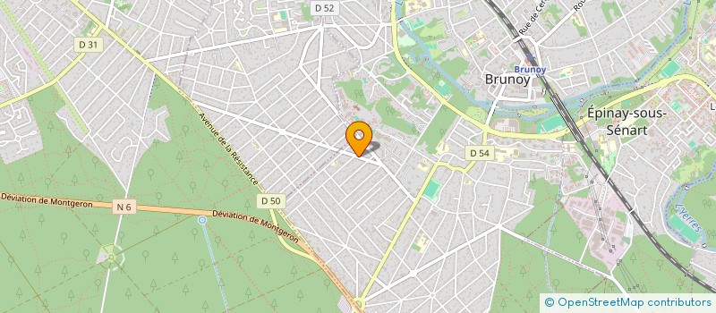 localisation de l'entreprise GESLOT ET CIE à BRUNOY