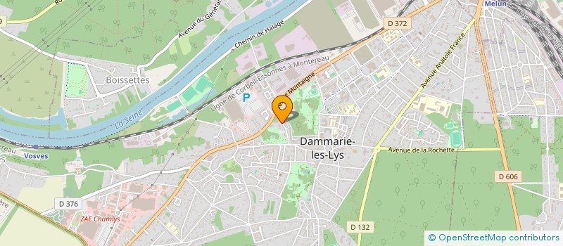 localisation de l'entreprise GESLYS à DAMMARIE-LES-LYS