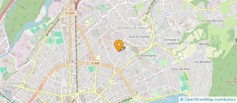 localisation de l'entreprise GESMED à ANNECY