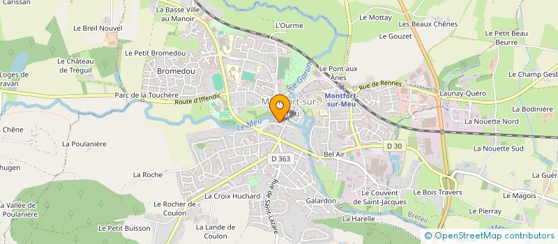 localisation de l'entreprise GESMIN IMMO  MONTFORT-SUR-MEU