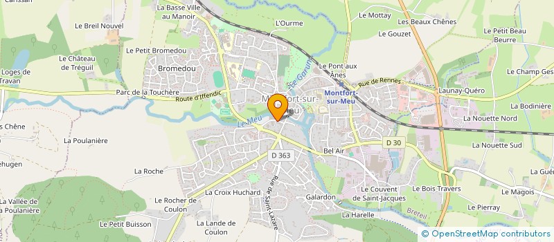 localisation de l'entreprise GESMIN INVEST  MONTFORT-SUR-MEU