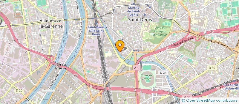 localisation de l'entreprise GESNER TRANSPORTS à SAINT-DENIS