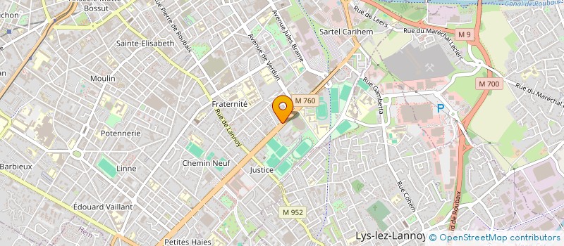 localisation de l'entreprise GESO ALTCROSS VZW  ROUBAIX