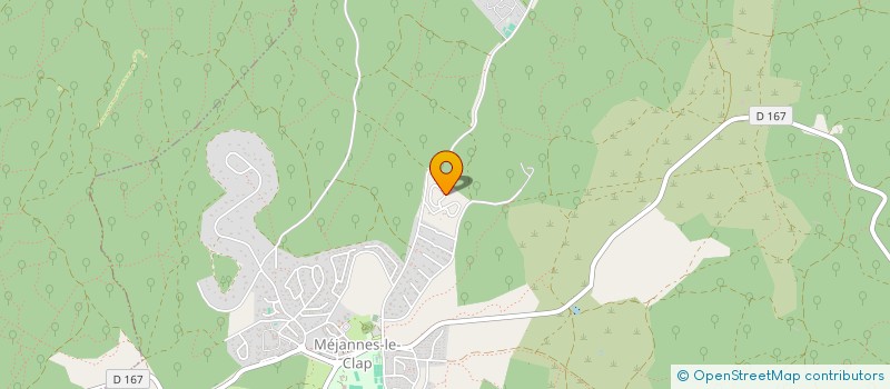 localisation de l'entreprise GESPARK à MEJANNES-LE-CLAP