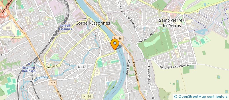 localisation de l'entreprise GESPART à CORBEIL-ESSONNES