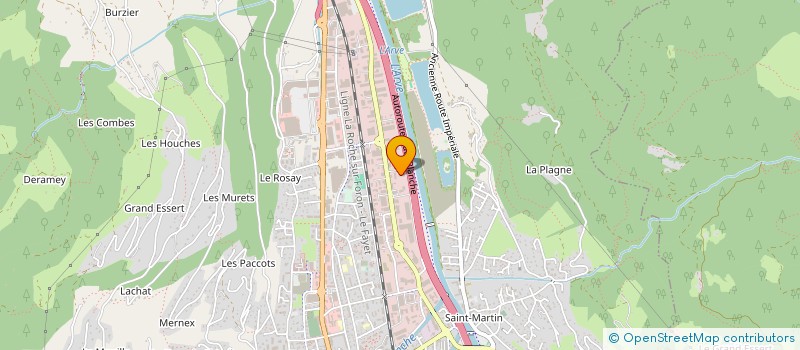 localisation de l'entreprise GESPAT  SALLANCHES