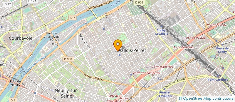 localisation de l'entreprise GESPERFI à LEVALLOIS-PERRET