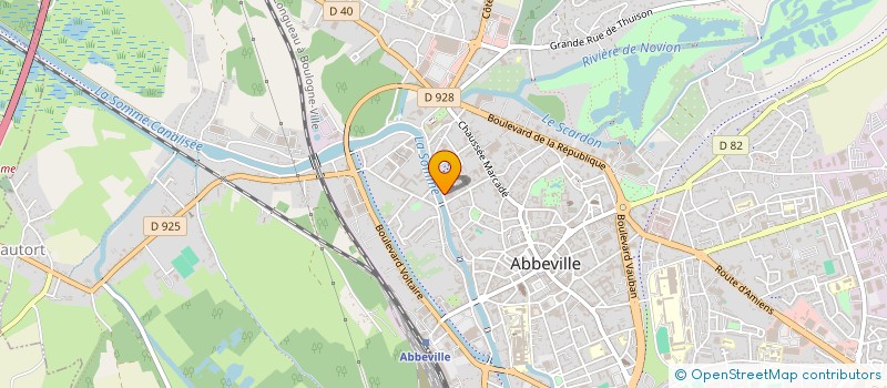 localisation de l'entreprise GESPICARDIE à ABBEVILLE