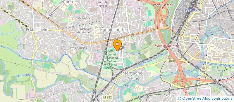 localisation de l'entreprise GESPPA à STRASBOURG