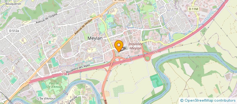 localisation de l'entreprise GESPRO à MEYLAN