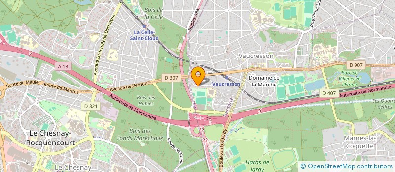 localisation de l'entreprise GESPROJET BY PRO-LOGIQ à VAUCRESSON