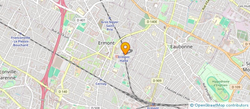 localisation de l'entreprise GESS PARTNERS à ERMONT