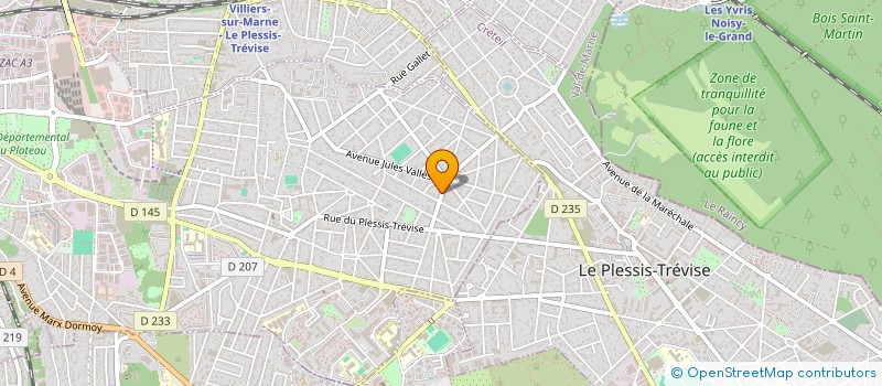 localisation de l'entreprise GESSYQUA à CHAMPIGNY-SUR-MARNE