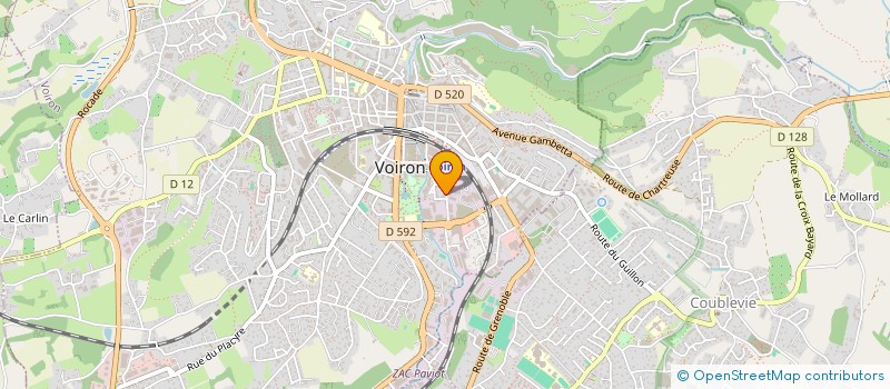 localisation de l'entreprise GEST' AFFAIRES à VOIRON