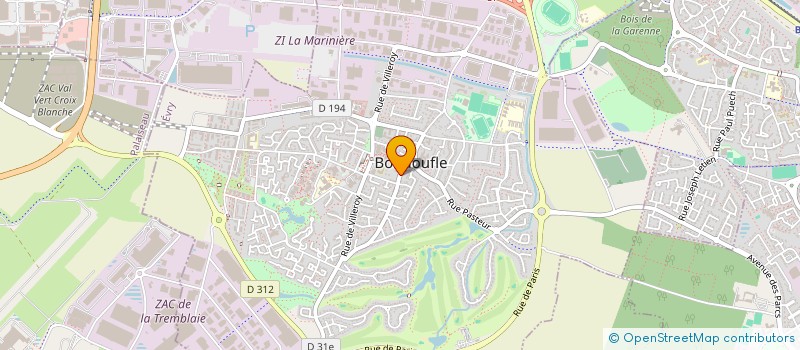 localisation de l'entreprise GEST'AUTO91 à BONDOUFLE