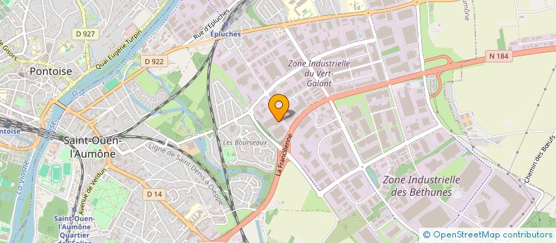 localisation de l'entreprise GEST & COM à SAINT-OUEN-L'AUMONE