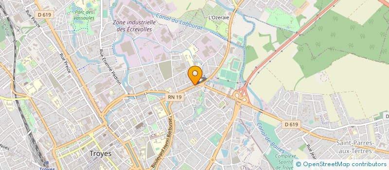 localisation de l'entreprise GEST CONSULTING à TROYES