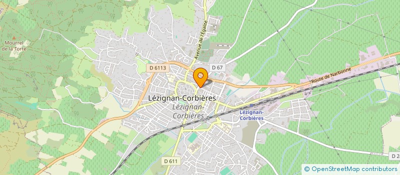 localisation de l'entreprise GEST-ECO-LR  LEZIGNAN-CORBIERES