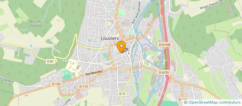 localisation de l'entreprise GEST ENSE CATH OGEC PROVIDENCE à LOUVIERS