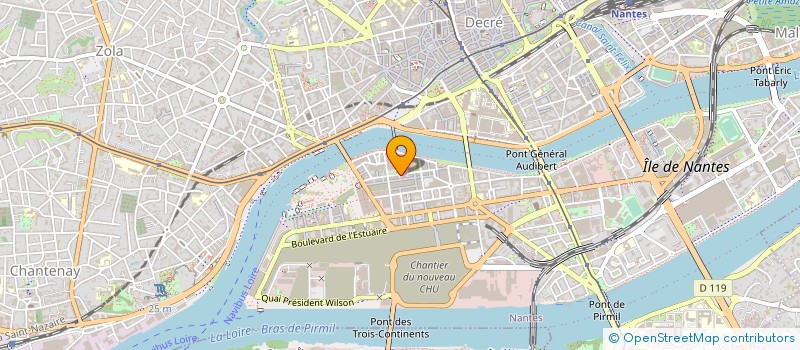 localisation de l'entreprise GEST ESPACE 44 à NANTES