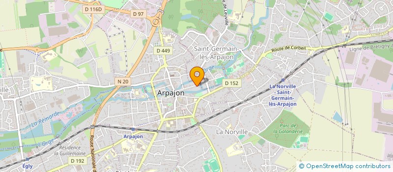 localisation de l'entreprise GEST FRAN  ARPAJON