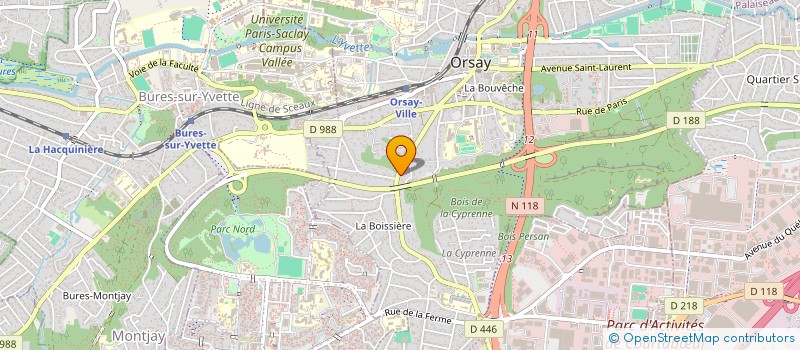 localisation de l'entreprise GEST'IMM  ORSAY