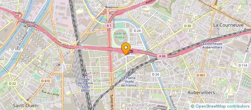 localisation de l'entreprise GEST'N SPORT à SAINT-DENIS