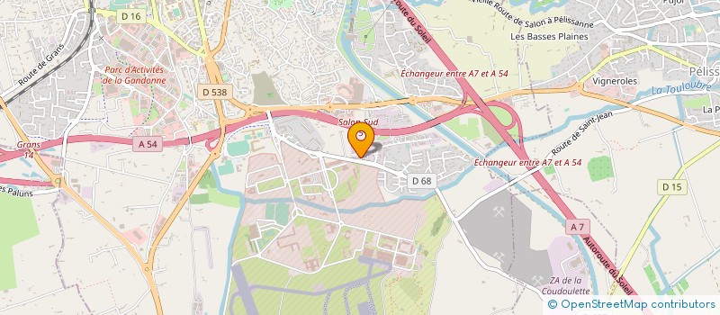 localisation de l'entreprise GEST ON LINE  SALON-DE-PROVENCE