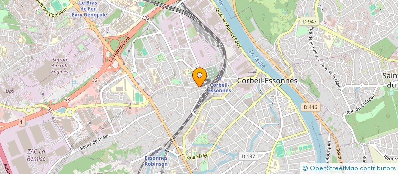localisation de l'entreprise GEST-ONE à CORBEIL-ESSONNES