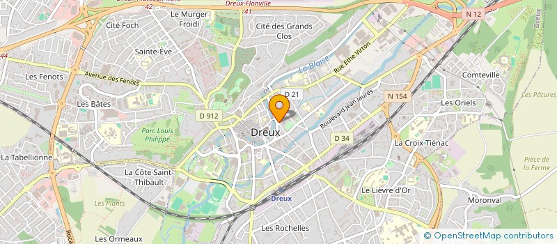 localisation de l'entreprise GEST REGROUP ADMIN CONTRAT EMPLOI SOLIDA à DREUX