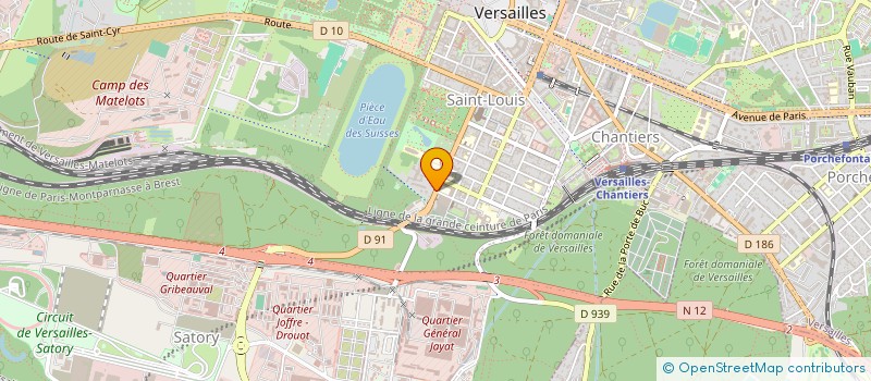 localisation de l'entreprise GESTA VERBIS à VERSAILLES