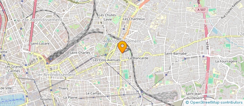 localisation de l'entreprise GESTACOM à MARSEILLE