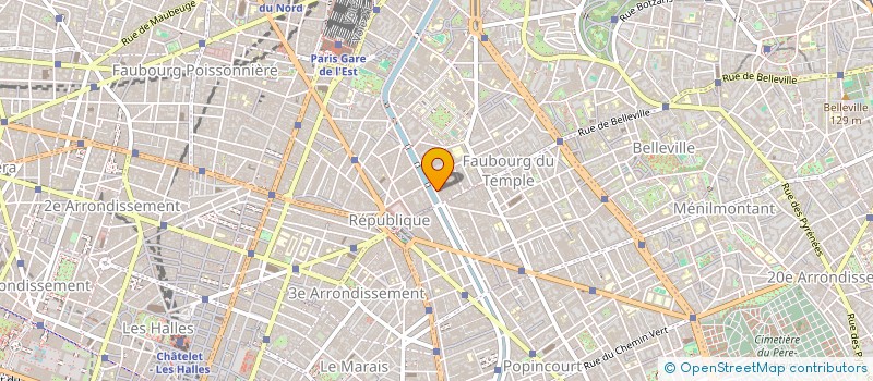 localisation de l'entreprise GESTAFAX à PARIS