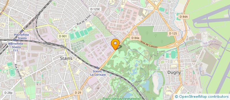 localisation de l'entreprise GESTAFFAIR à STAINS