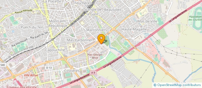 localisation de l'entreprise GESTAGRI SOCIETE CIVILE  NIMES