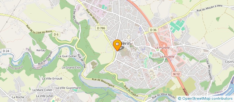 localisation de l'entreprise GESTALDER & PEREZ GENEALOGISTES à PLERIN