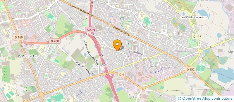 localisation de l'entreprise GESTAM 37  LE MANS