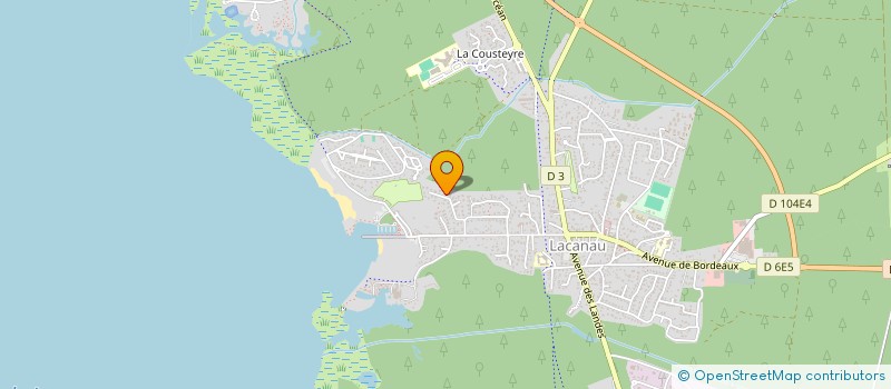 localisation de l'entreprise GESTAMIDEV  LACANAU