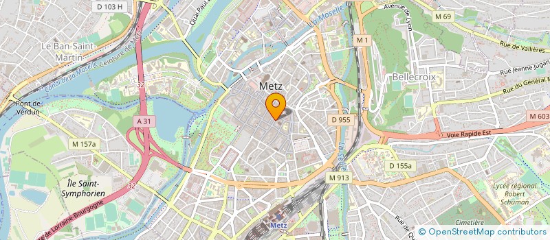 localisation de l'entreprise GESTANIS à METZ