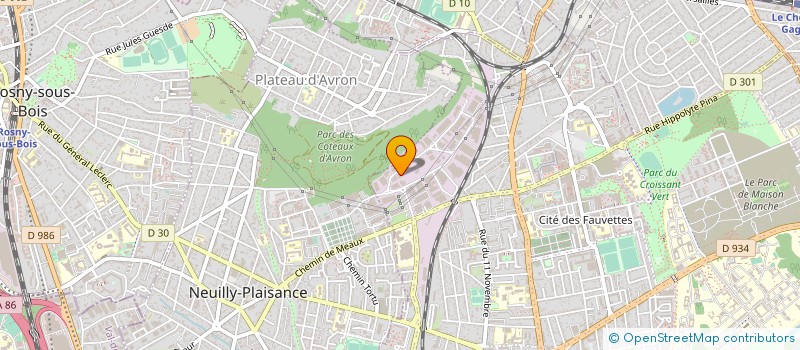 localisation de l'entreprise GESTARCHI à NEUILLY-SUR-MARNE