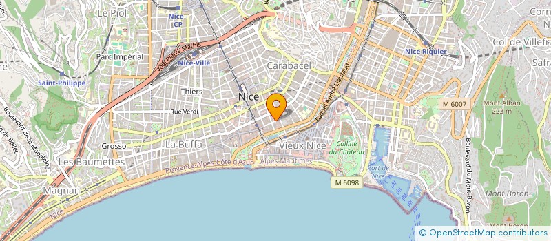 localisation de l'entreprise GESTART  NICE