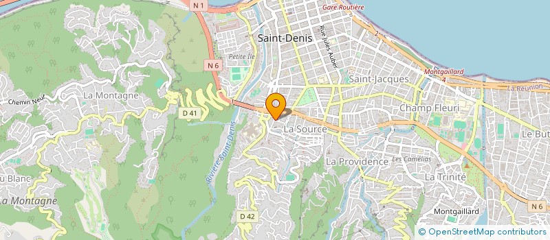 localisation de l'entreprise GESTASSIST à SAINT-DENIS