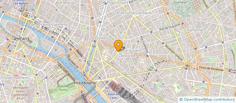 localisation de l'entreprise GESTAX à VINCENNES