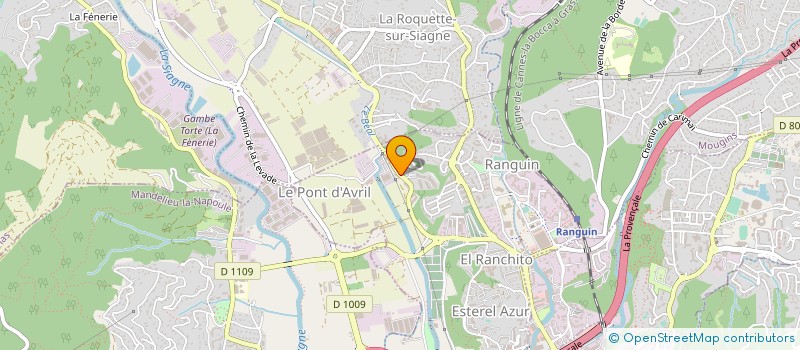 localisation de l'entreprise GESTAZUR à CANNES
