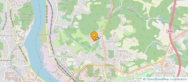 localisation de l'entreprise GESTBIENS à BAYONNE