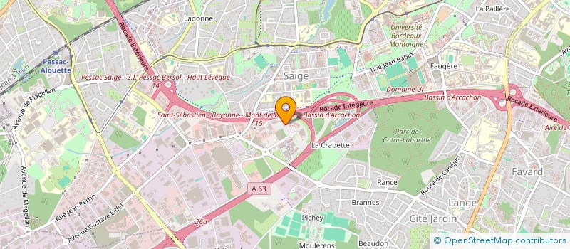 localisation de l'entreprise GESTCHARTRONS  PESSAC