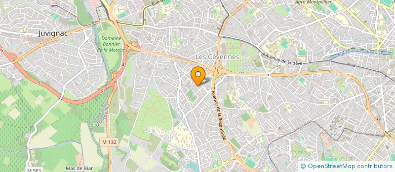 localisation de l'entreprise GESTCO WEB à MONTPELLIER